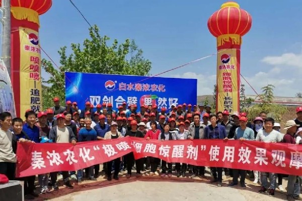 双剑合璧“果”然好！ ——极喷+惊醒剂苹果区观摩会召开